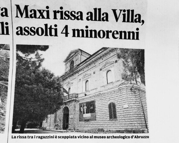 Maxi rissa alla Villa, assolti 4 minorenni